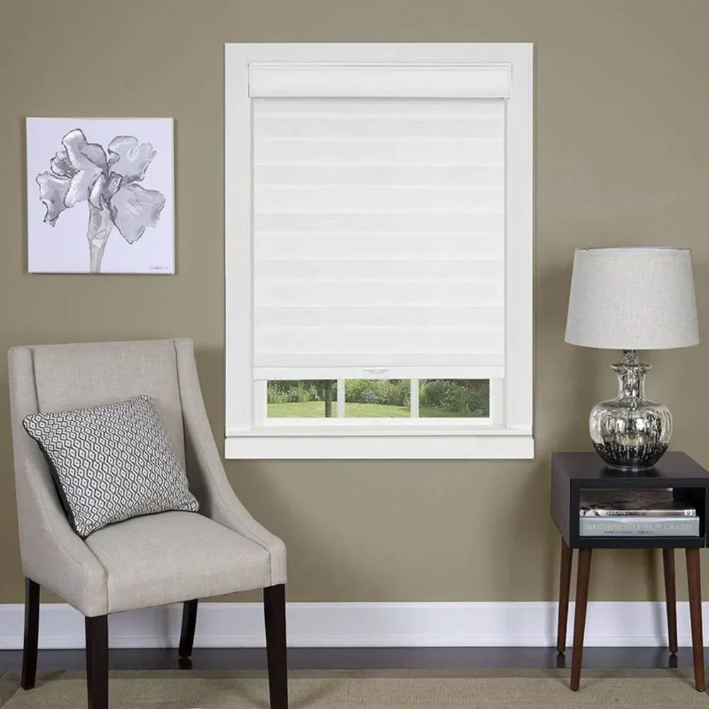 Achim Home Furnishing Window Blinds: Cordless Celestial Sheer Double-Layered